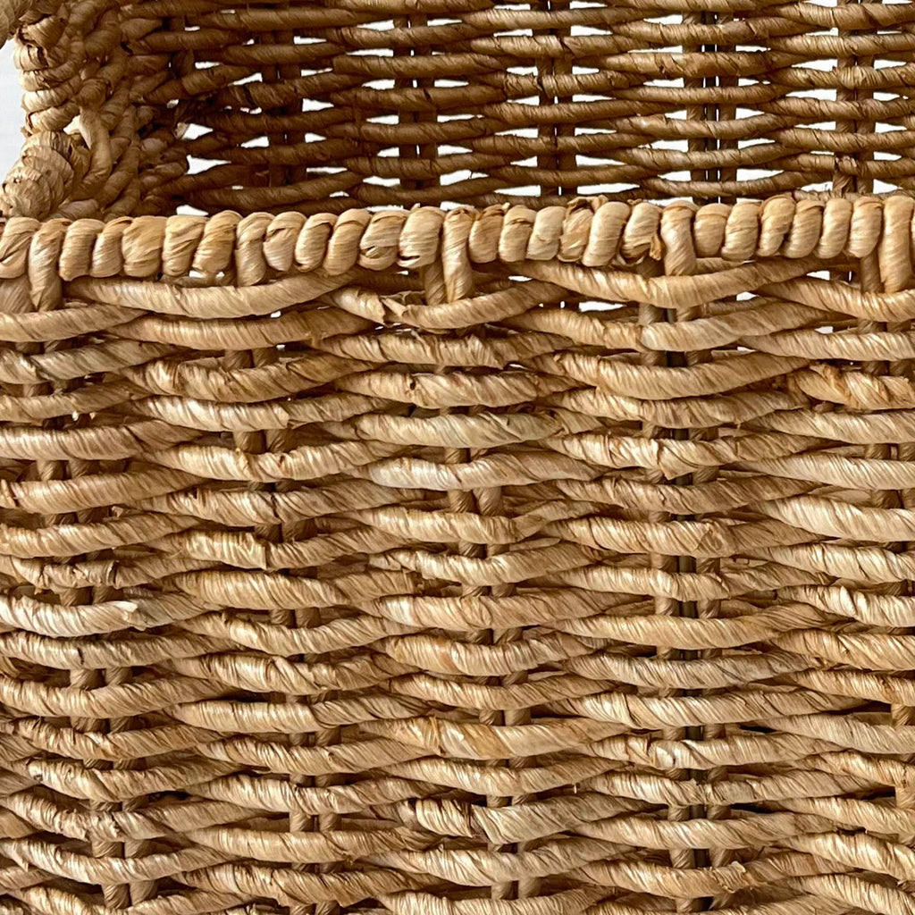 Wicker Rectangle Storage Basket - Natural, 15.0x10.0x8.0"