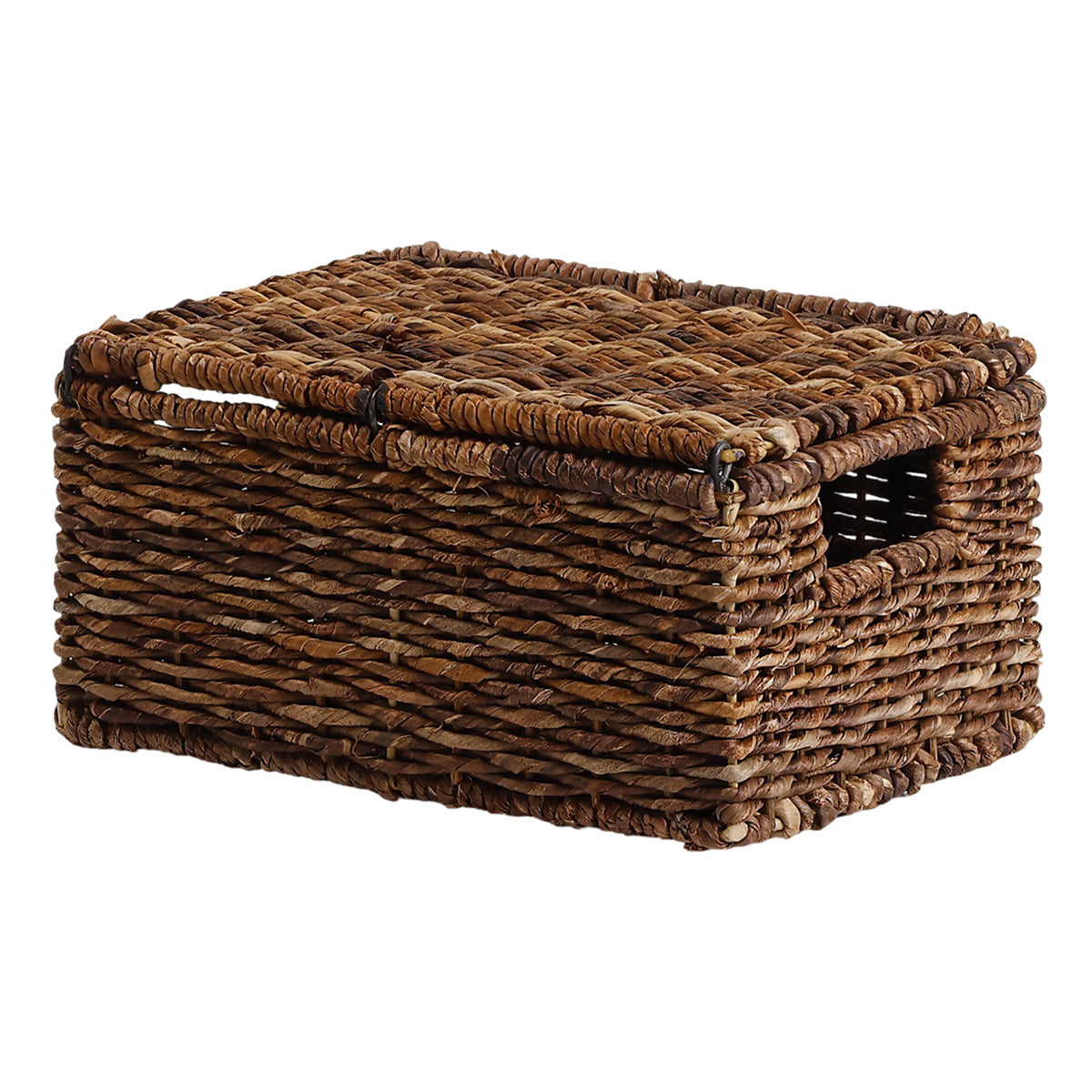 Abaca Rectangle Storage Basket - Natural, 12.0x8.0x5.5"